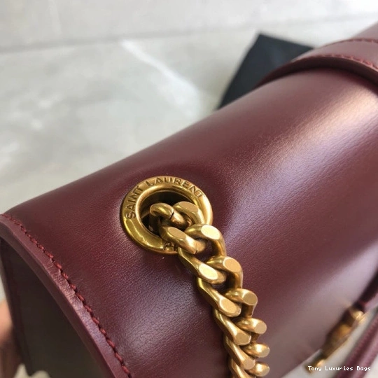 Tony Luxuries BAG IN BURGUNDY SULPICE CHAIN MEDIUM YSL LEATHER 0822